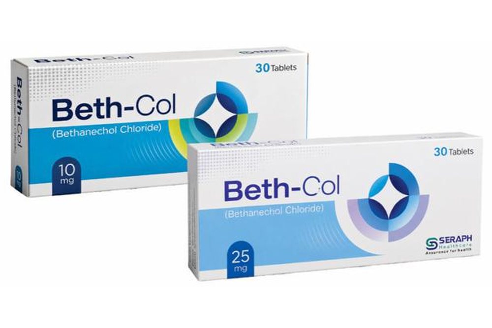 Beth-Col bethanechol chloride tablets, 10 mg and 25 mg packs